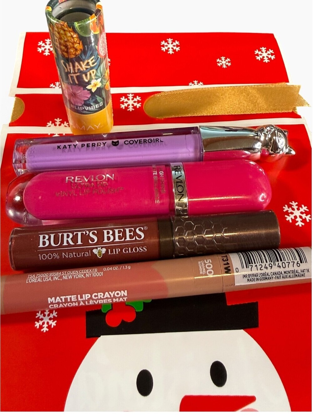 Revlon Burt’s Bees CoverGirl Katy Perry Almay Lip Makeup 5pc Bundle